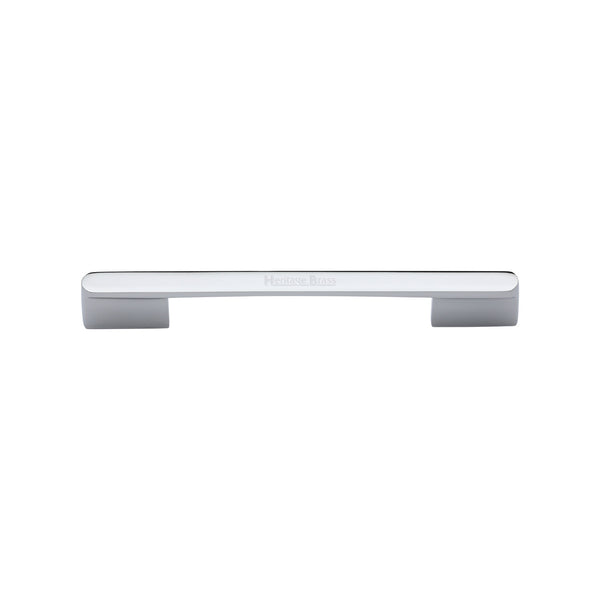 Heritage Brass Cabinet Pull Bridge Design 96mm CTC Polished Chrome Finish - C3684 96-PC - Choice Handles