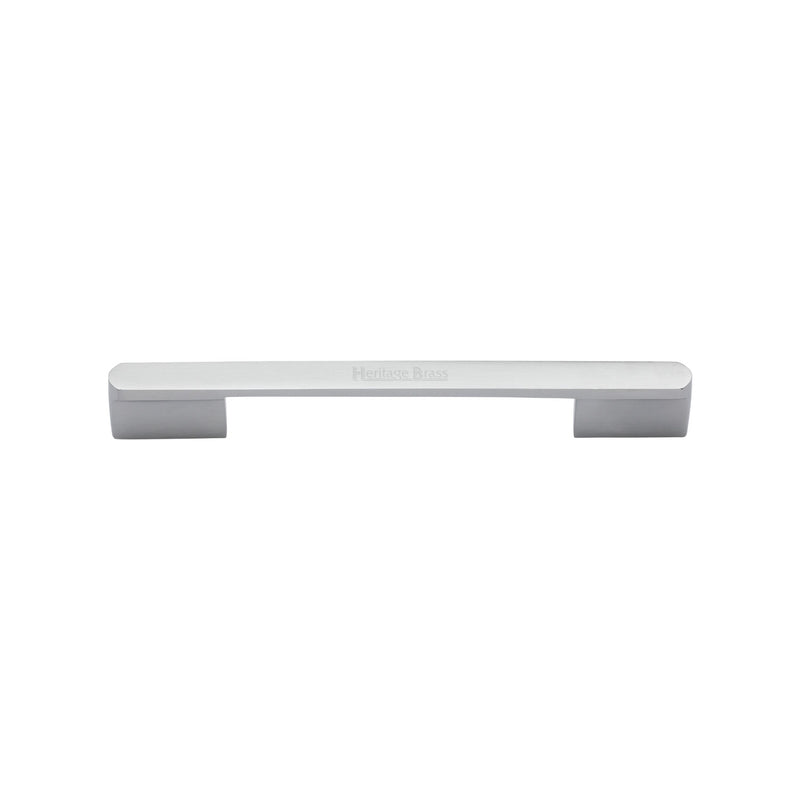 Heritage Brass Cabinet Pull Bridge Design 96mm CTC Satin Chrome Finish - C3684 96-SC - Choice Handles