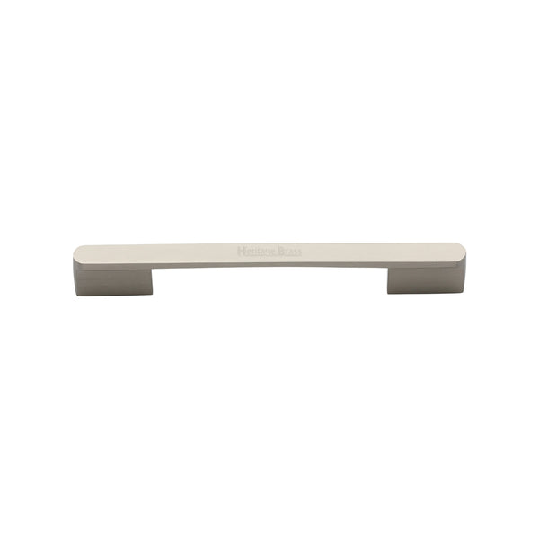 Heritage Brass Cabinet Pull Bridge Design 96mm CTC Satin Nickel Finish - C3684 96-SN - Choice Handles
