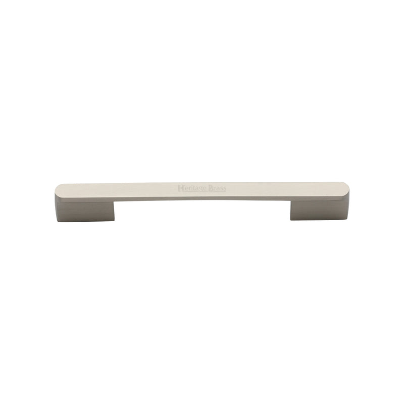 Heritage Brass Cabinet Pull Bridge Design 96mm CTC Satin Nickel Finish - C3684 96-SN - Choice Handles