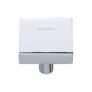 Heritage Brass Cabinet Knob Square Design 32mm Polished Chrome finish - C3685 32-PC - Choice Handles