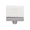 Heritage Brass Cabinet Knob Square Design 32mm Polished Nickel - C3685 32-PNF - Choice Handles