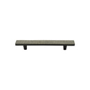 Heritage Brass Weave Cabinet Pull Handle 96mm Aged Brass Finish - C3765 96-AB - Choice Handles