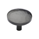 Heritage Brass Cabinet Knob Hammered Design 38mm Matt Bronze finish - C3877 38-MB - Choice Handles