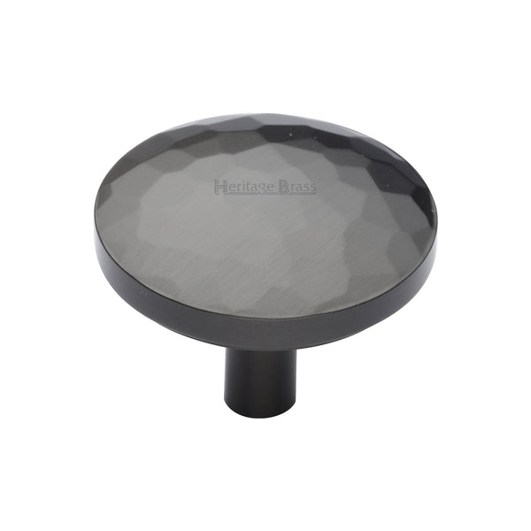 Heritage Brass Cabinet Knob Hammered Design 38mm Matt Bronze finish - C3877 38-MB - Choice Handles