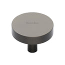 Heritage Brass Cabinet Knob Disc Design 38mm Matt Bronze finish - C3880 38-MB - Choice Handles