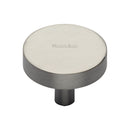 Heritage Brass Cabinet Knob Disc Design 38mm Satin Nickel finish - C3880 38-SN - Choice Handles