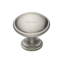 Heritage Brass Cabinet Knob Domed Design 32mm Satin Nickel finish - C3950 32-SN - Choice Handles