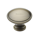 Heritage Brass Cabinet Knob Domed Design 38mm Antique Brass finish - C3950 38-AT - Choice Handles