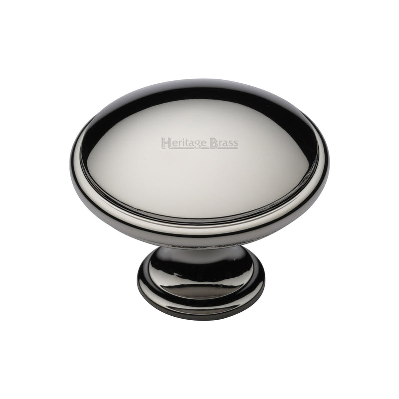 Heritage Brass Cabinet Knob Domed Design 38mm Polished Nickel - C3950 38-PNF - Choice Handles