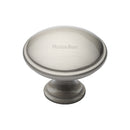 Heritage Brass Cabinet Knob Domed Design 38mm Satin Nickel finish - C3950 38-SN - Choice Handles
