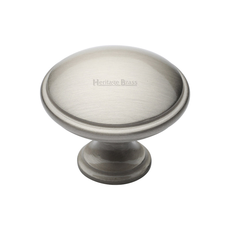 Heritage Brass Cabinet Knob Domed Design 38mm Satin Nickel finish - C3950 38-SN - Choice Handles