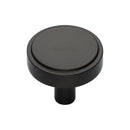 Heritage Brass Cabinet Knob Stepped Disc Design 32mm Matt Bronze finish - C3952 32-MB - Choice Handles