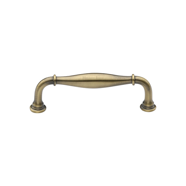 Heritage Brass Cabinet Pull Henley Traditional Design 102mm CTC Antique Brass Finish
 - C3960 102-AT - Choice Handles