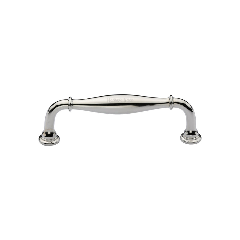 Heritage Brass Cabinet Pull Henley Traditional Design 102mm CTC Polished Nickel Finish
 - C3960 102-PNF - Choice Handles