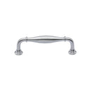 Heritage Brass Cabinet Pull Henley Traditional Design 102mm CTC Satin Chrome Finish
 - C3960 102-SC - Choice Handles