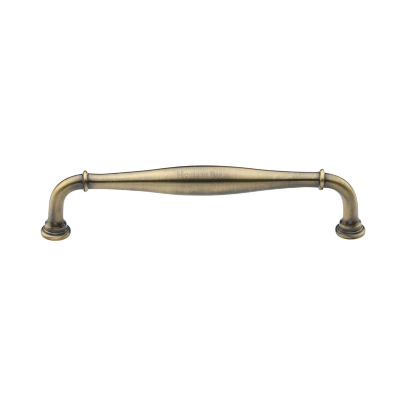 Heritage Brass Cabinet Pull Henley Traditional Design 152mm CTC Antique Brass Finish
 - C3960 152-AT - Choice Handles