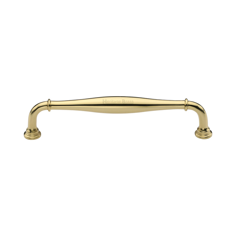 Heritage Brass Cabinet Pull Henley Traditional Design 152mm CTC Polished Brass Finish
 - C3960 152-PB - Choice Handles