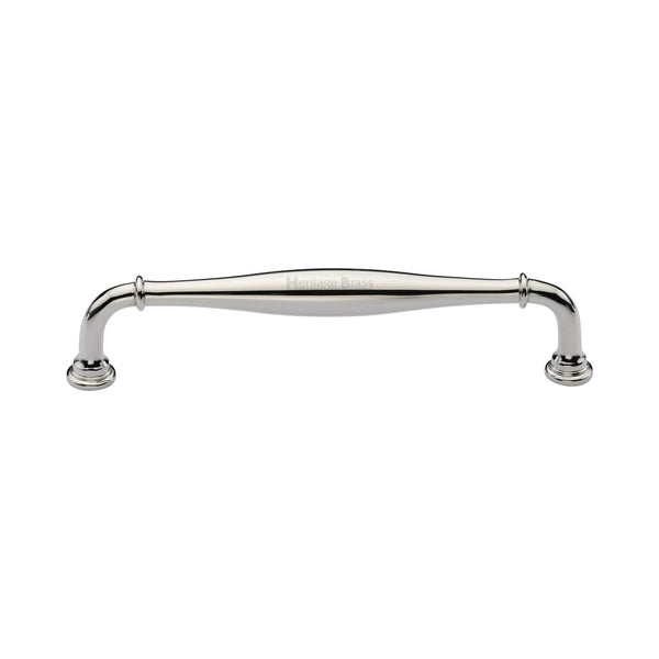 Heritage Brass Cabinet Pull Henley Traditional Design 152mm CTC Polished Nickel Finish
 - C3960 152-PNF - Choice Handles