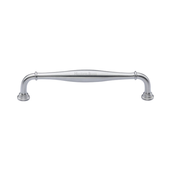 Heritage Brass Cabinet Pull Henley Traditional Design 152mm CTC Satin Chrome Finish
 - C3960 152-SC