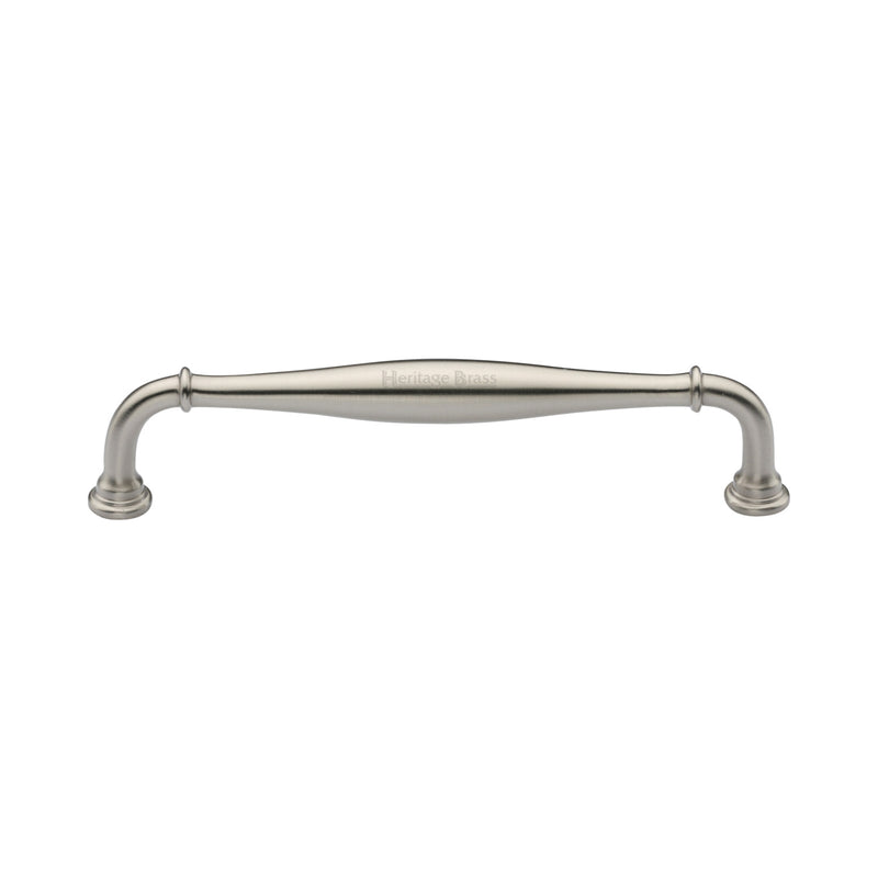 Heritage Brass Cabinet Pull Henley Traditional Design 152mm CTC Satin Nickel Finish
 - C3960 152-SN - Choice Handles