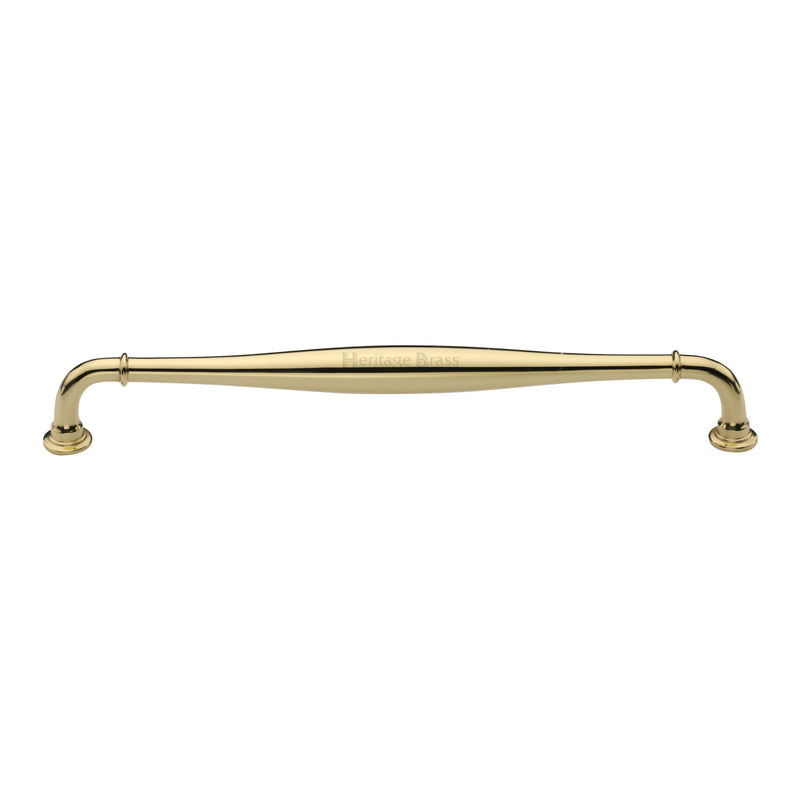 Heritage Brass Cabinet Pull Henley Traditional Design 203mm CTC Polished Brass Finish - C3960 203-PB - Choice Handles