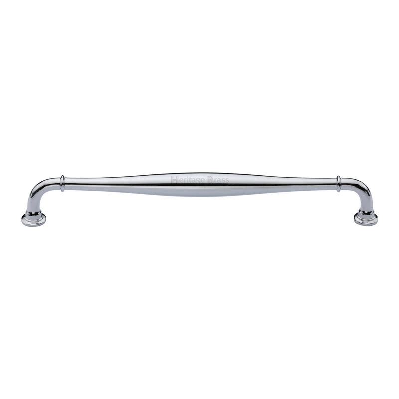 Heritage Brass Cabinet Pull Henley Traditional Design 203mm CTC Polished Chrome Finish - C3960 203-PC - Choice Handles