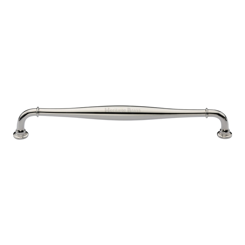 Heritage Brass Cabinet Pull Henley Traditional Design 203mm CTC Polished Nickel Finish - C3960 203-PNF - Choice Handles