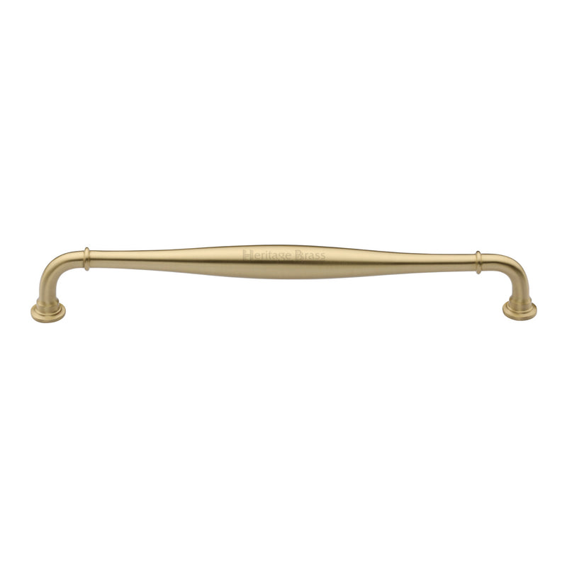 Heritage Brass Cabinet Pull Henley Traditional Design 203mm CTC Satin Brass Finish - C3960 203-SB - Choice Handles