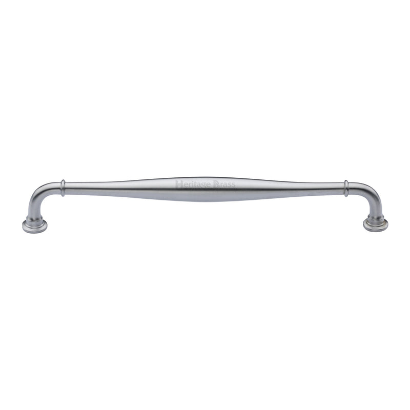 Heritage Brass Cabinet Pull Henley Traditional Design 203mm CTC Satin Chrome Finish
 - C3960 203-SC - Choice Handles