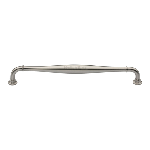 Heritage Brass Cabinet Pull Henley Traditional Design 203mm CTC Satin Nickel Finish - C3960 203-SN - Choice Handles