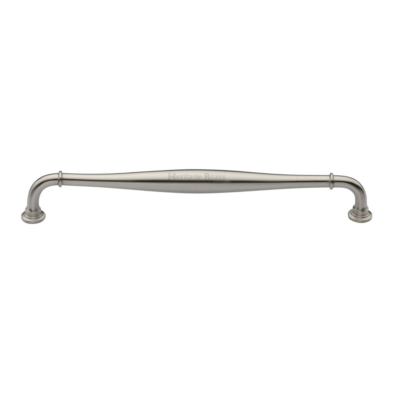Heritage Brass Cabinet Pull Henley Traditional Design 203mm CTC Satin Nickel Finish - C3960 203-SN - Choice Handles