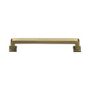 Heritage Brass Cabinet Pull Square Vintage Design 152mm CTC Antique Finish - C3964 152-AT - Choice Handles