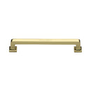 Heritage Brass Cabinet Pull Square Vintage Design 152mm CTC Polished Brass Finish - C3964 152-PB - Choice Handles