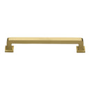 Heritage Brass Cabinet Pull Square Vintage Design 203mm CTC Satin Brass Finish - C3964 203-SB - Choice Handles