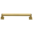Heritage Brass Cabinet Pull Square Vintage Design 254mm CTC Satin Brass Finish - C3964 254-SB - Choice Handles