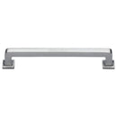 Heritage Brass Cabinet Pull Square Vintage Design 254mm CTC Satin Chrome Finish - C3964 254-SC - Choice Handles