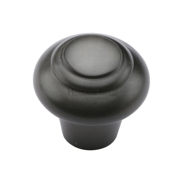 Heritage Brass Cabinet Knob Round Bead Design 32mm Matt Bronze finish - C3985 32-MB - Choice Handles