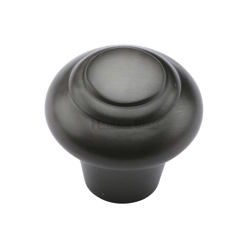 Heritage Brass Cabinet Knob Round Bead Design 32mm Matt Bronze finish - C3985 32-MB - Choice Handles