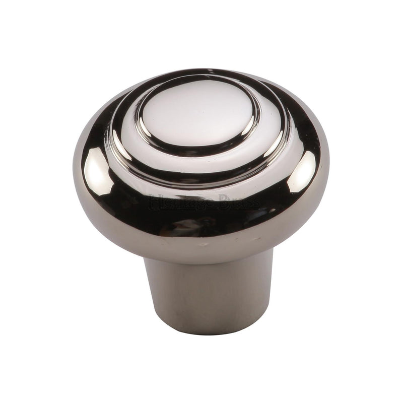 Heritage Brass Cabinet Knob Round Bead Design 32mm Polished Nickel - C3985 32-PNF - Choice Handles
