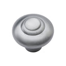 Heritage Brass Cabinet Knob Round Bead Design 32mm Satin Chrome finish - C3985 32-SC - Choice Handles