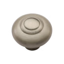 Heritage Brass Cabinet Knob Round Bead Design 32mm Satin Nickel finish - C3985 32-SN - Choice Handles