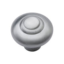 Heritage Brass Cabinet Knob Round Bead Design 38mm Satin Chrome finish - C3985 38-SC - Choice Handles