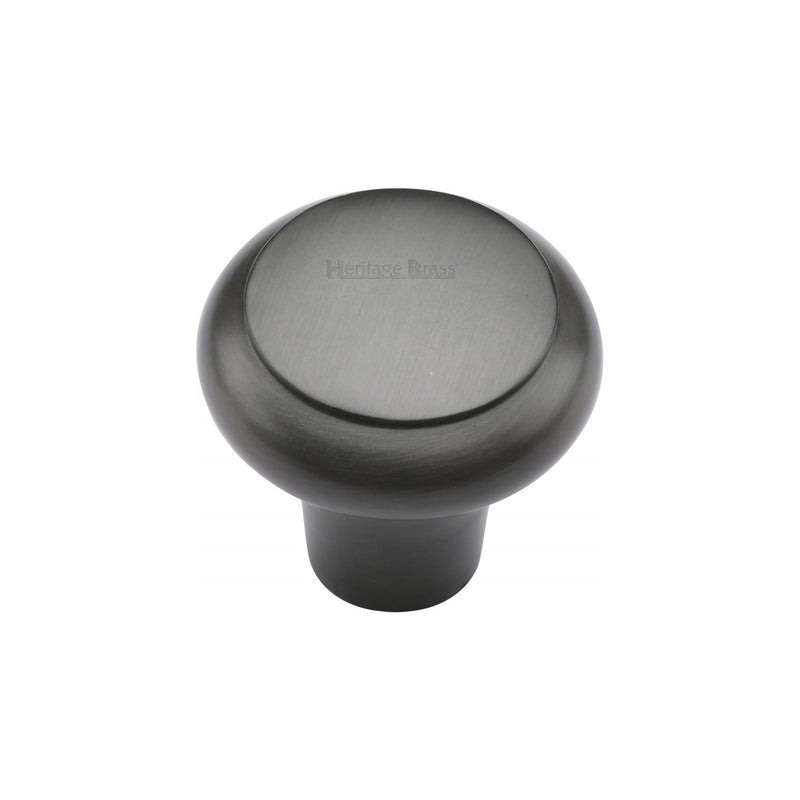 Heritage Brass Cabinet Knob Edge Design 32mm Matt Bronze finish - C3990 32-MB - Choice Handles