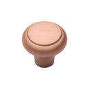Heritage Brass Cabinet Knob Edge Design 32mm Satin Rose Gold finish - C3990 32-SRG - Choice Handles