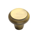Heritage Brass Cabinet Knob Edge Design 38mm Antique finish - C3990 38-AT - Choice Handles