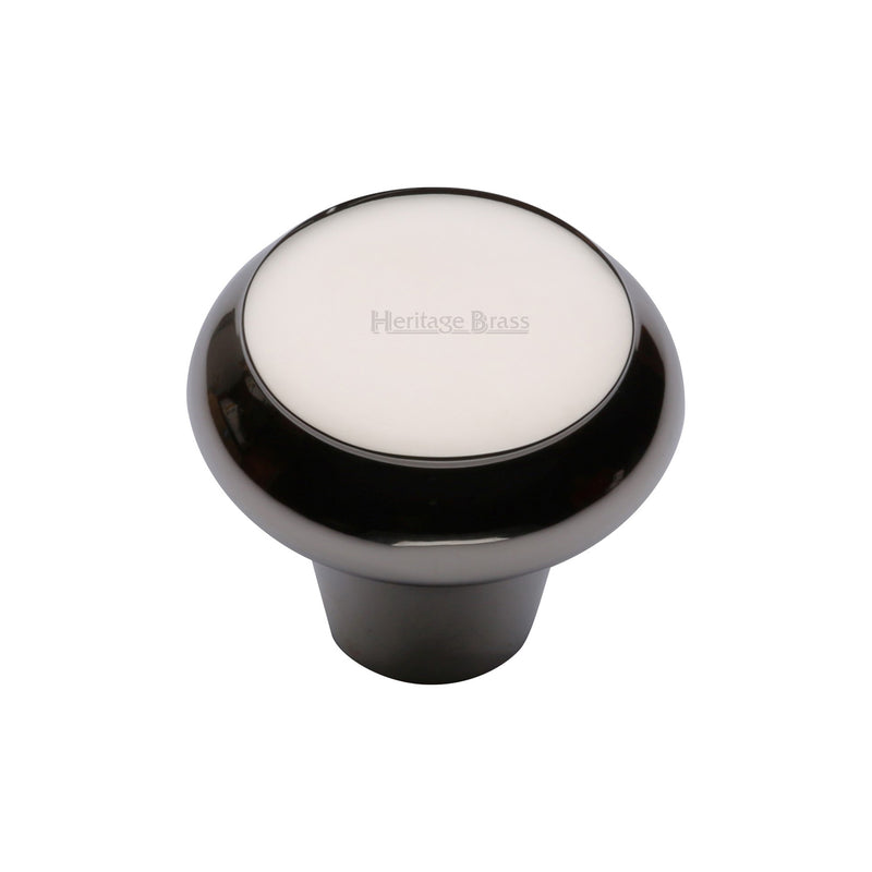 Heritage Brass Cabinet Knob Edge Design 38mm Polished Nickel - C3990 38-PNF - Choice Handles