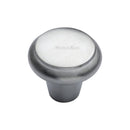 Heritage Brass Cabinet Knob Edge Design 38mm Satin Chrome finish - C3990 38-SC - Choice Handles