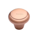 Heritage Brass Cabinet Knob Edge Design 38mm Satin Rose Gold finish - C3990 38-SRG - Choice Handles