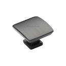 Heritage Brass Cabinet Knob Plinth Design with base 35mm Matt Bronze finish - C4382 35-MB - Choice Handles